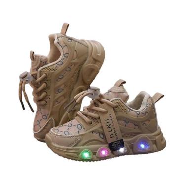 Imagem de Tênis Infantil Com Luzes LED Para Meninos E Meninas, Tênis Casuais Lum