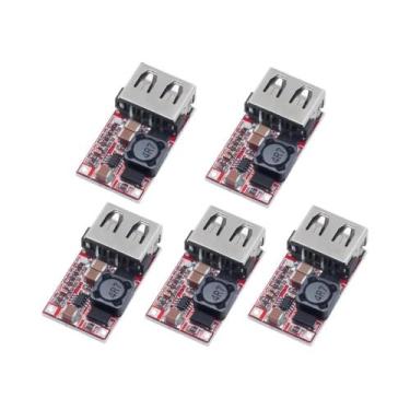 Imagem de Módulo Carregador USB 12V 24V Para 5V 3A, Conversor DC Buck Step down 