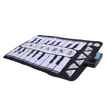 Imagem de Generic Tapete de Piano Multifuncional para Crianças, Cobertor de Brinquedo de Aprendizagem Precoce, Instrumentos Musicais, Brinquedo de Piano Rastejante, Material ABS
