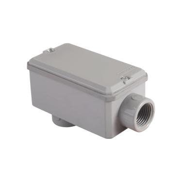 Imagem de Condulete Fixo 3/4 Tipo LB Tramontina com Tampa e Rosca NPT com Pintura Eletrostática a Pó