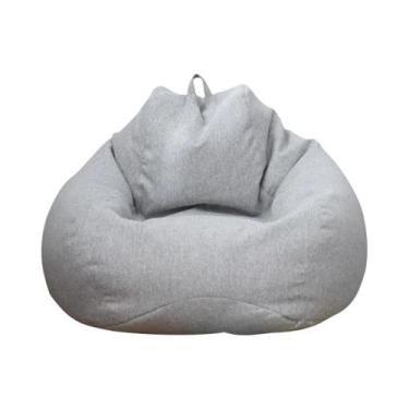 Imagem de Capa De Sofá Preguiçoso Em Linho Sólido, Capa Para Cadeira, Poltrona, 