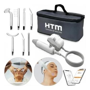 Imagem de Kit Beauty Face Portátil Alta Frequência + 4 Eletrodos HTM, BIVOLT