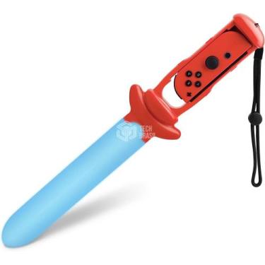 Imagem de Espada Led Zelda Para Nintendo Switch e Switch Oled Joy-con Suporte Az