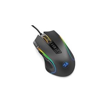 Imagem de Mouse Gamer Redragon Predator, Chroma RGB, 8000DPI, 9 Botões, Preto - M612