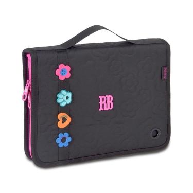 Imagem de Estojo Fichário Escolar Feminino 96 elasticos Rebeca Bonbon-Feminino