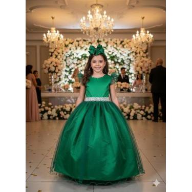 Imagem de Vestido Longo Amanda Verde Bandeira - Elegante e Sofisticado - Marie, 