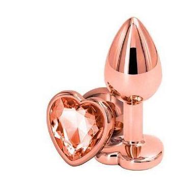 Imagem de Plug Anal Coração - Tamanho P em Aço Inoxidável - no-brand