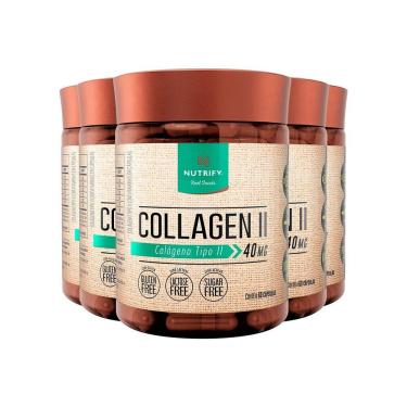 Imagem de Kit 5 Collagen Ii Colágeno Tipo 2 Nutrify 60 Cápsulas