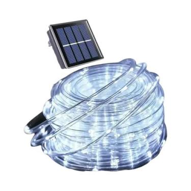 Imagem de Corda De Luz LED Solar À Prova d'Água Para Decoração Externa De Jardim
