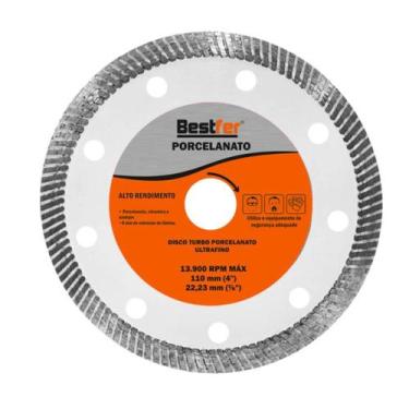 Imagem de Disco diamantado turbo 105 mm para porcelanato - BFH1861 - Bestfer
