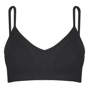 Imagem de Sutia Lupo Essencial com Bojo Removível Loba, Preto, M