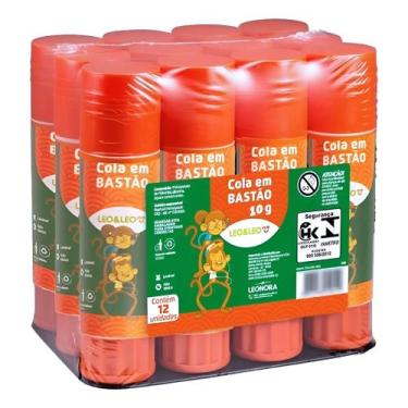 Imagem de Cola Bastão 10 Gramas (Caixa c/ 12 unidades) Leo&Leo Leonora - 4506