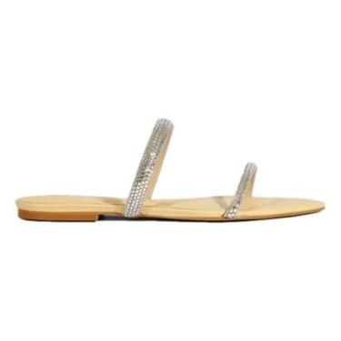 Imagem de CHINELO SCHUTZ SLIDE COURO FEMININO STRASS S222870001-Feminino