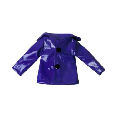 Imagem de Boneca Elfo Vermelha 37cm Com Capa De Chuva, Brinquedo De Natal Fofo P