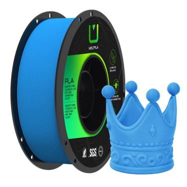 Imagem de Filamento PLA 1.75mm 1kg Matte Fosco Azul Multfila Impressora 3D