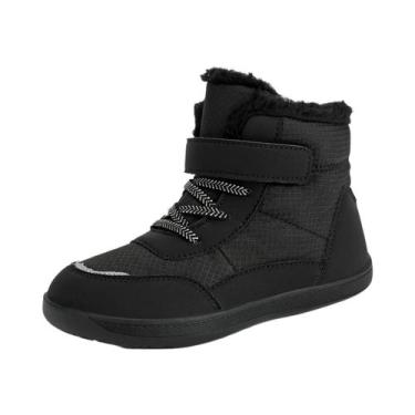 Imagem de Botas De Neve Infantis Minimalistas Com Bico Largo Para Meninos E Meni