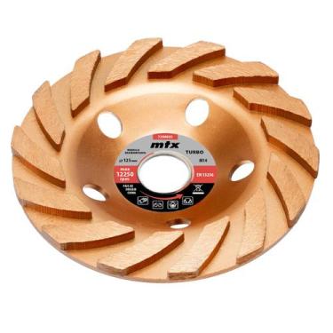 Imagem de Rebolo turbo segmentado diamantado rosca m14 125mm 1pc mtx