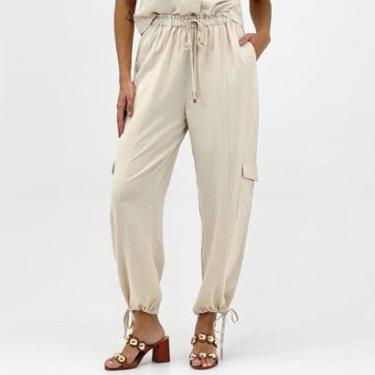 Imagem de Calça Mamô Cargo em Tecido Feminina-Feminino