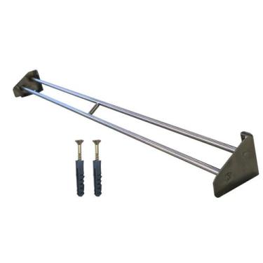 Imagem de Suporte Para Espeto Grelha Suspenso 40cm Inox Churrasqueira - PRADO