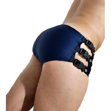 Imagem de Sunga slip 3 fechos laterais  todas as cores moda praia - AA COLLECTIO
