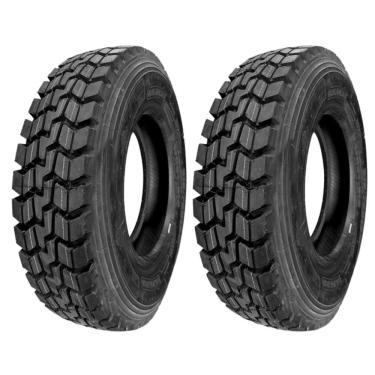 Imagem de Kit 2 Pneus 215/75r17.5 Borrachudo 18 Lonas 135/133J FT68 Fortune
