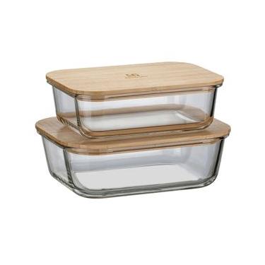 Imagem de POTES ELECTROLUX HERMÉTICOS REFRATÁRIOS COM TAMPA DE BAMBU 41044297