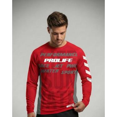 Imagem de Camisa UV Masculina Life 2025 - Prolife, Redline, GG