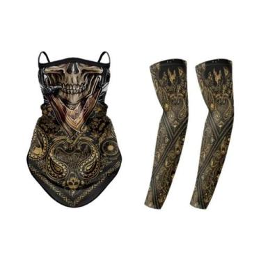 Imagem de Máscara Protetora Solar Para Motocicleta De Secagem Rápida E Respiráve