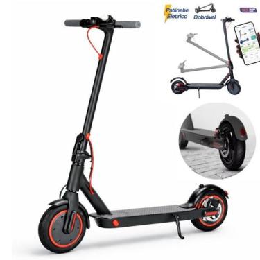 Imagem de Patinete Elétrico Dobrável com Bluetooth Alta Velocidade com Amorteced