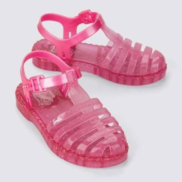 Imagem de Sandália Grendene Barbie Duo - Infantil - Rosa fluorrosa -, Rosa fluor