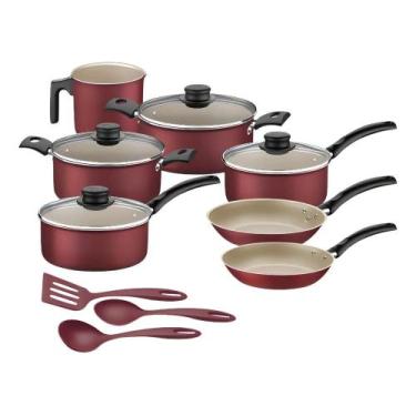 Imagem de Jogo de Panelas Tramontina Turim em Alumínio com Revestiment