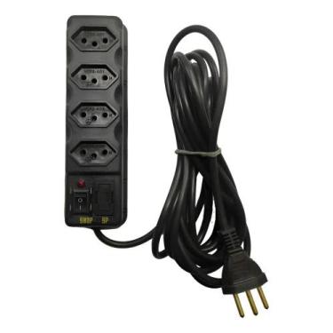 Imagem de Régua Extensão Elétrica 4 Tomadas 3 Metro Filtro Linha Bivot - Congrat