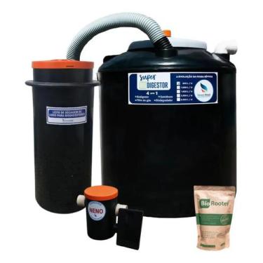 Imagem de Super Biodigestor 600L/dia + Leito e Cx de Gordura 20L - Sanear Brasil