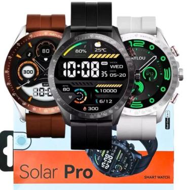 Imagem de Smartwatch Relogio Haylou Solar Pro Strava Gps Original Tela 1.43 Funç