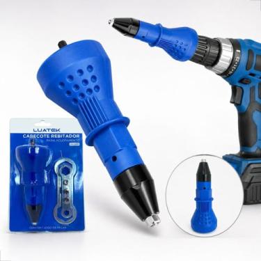 Imagem de Rebitadeira Rebitador Manual Cabeçote Adaptador Suporte Rebite Parafus