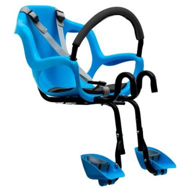 Imagem de Cadeirinha freebike infantil para bike aro 29 com cinto - POJDA, Azul