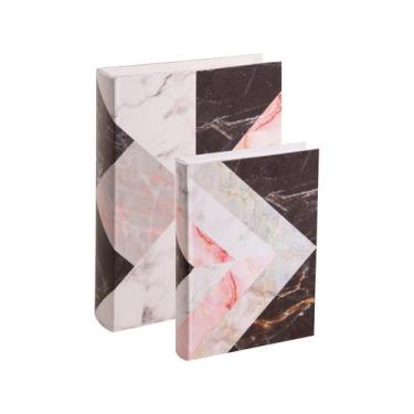 Imagem de Livro Caixa Decorativo Mart 11800 - 2 Peças
