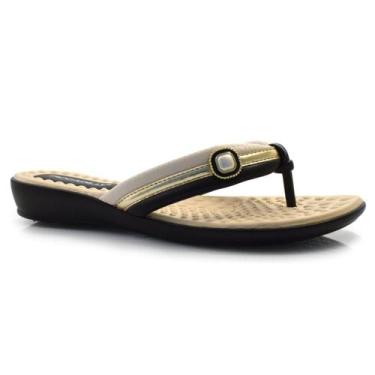 Imagem de Chinelo Piccadilly Off White/Preto 50037415, Off white, Preto, 35