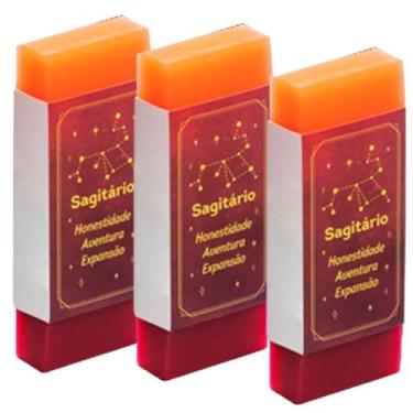 Imagem de Borracha Escolar Tris Signos Degradê Escolha O Seu Signo Unitária ou K