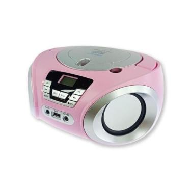 Imagem de Radio micro system toca cd usb bluetooth fm rosa - MEGA ESTAR