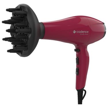 Imagem de Secador de Cabelos Curly Hair 2000W com Difusor 3 Temperaturas Cadence 220V