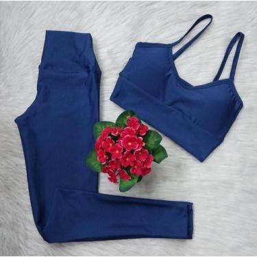 Imagem de Conjunto academia azul - Thaina modas 