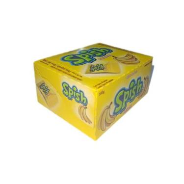Imagem de Chiclete Spish 40Unid 160g- Sukest Escolha o Sabor, Banana
