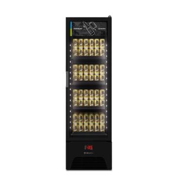 Imagem de Cervejeira Expositor Vertical Metalfrio VN28RH All Black 293L Porta de Vidro Preta 110V