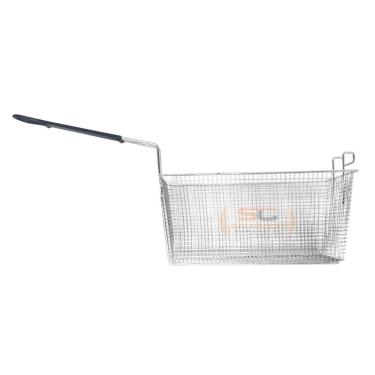 Imagem de Cesto Multiuso Retangular Galvanizado Cromado Grande para Fritador Fao2 Fao3 Fog2 Fog3 Prata Metalcubas
