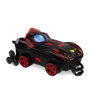 Imagem de Mochila 3D de Rodinha Infantil - Batman - Chrome Wheels - Maxtoy