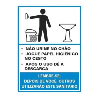 Imagem de Placas De Sinalização PS 15x20cm Segurança E Organização PROCEDIMENTO 