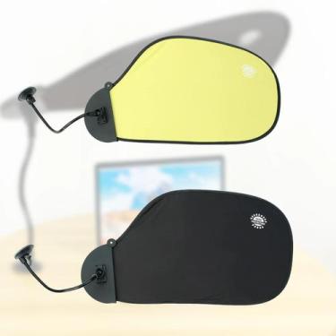 Imagem de Protetor Solar Ajustável E Dobrável Para Laptop Com Visor Antirreflexo