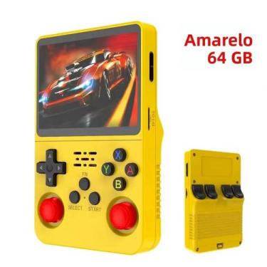 Imagem de Console De Jogos Retro ARKOS R36S 64GB 128GB Com Tela IPS De 3,5 Poleg