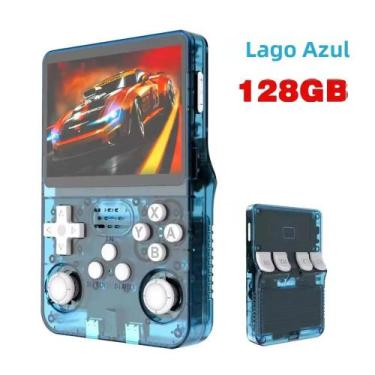Imagem de Console De Jogos Retro ARKOS R36S 64GB 128GB Com Tela IPS De 3,5 Poleg
